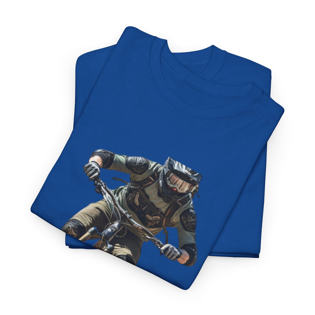 Downhill MTB Rider Graphic Tee
