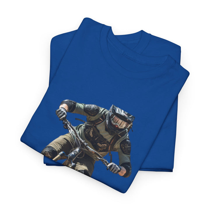 Downhill MTB Rider Graphic Tee