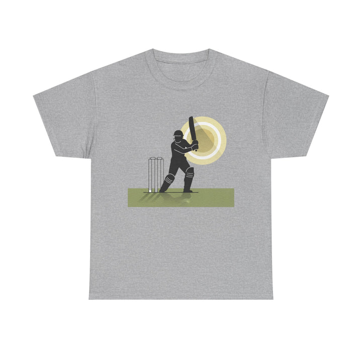 Cricket Player Silhouette T-Shirt