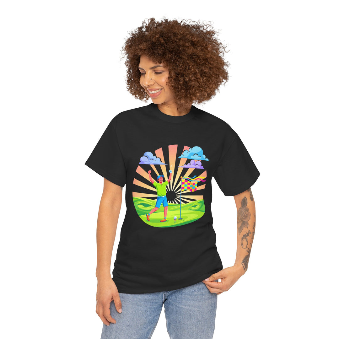 Golf Swing Silhouette Graphic Tee