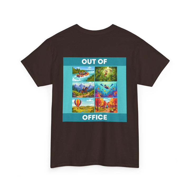 Out of Office Tee — Travel Scenes Graphic T-Shirt