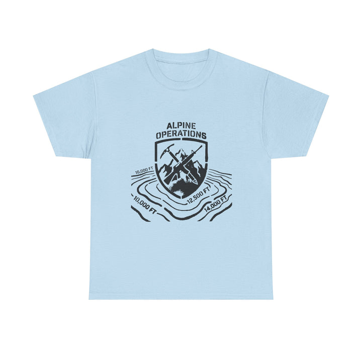 Alpine Operations Cotton Hiking Tee - Mountain Badge Edition