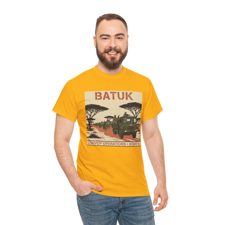 BATUK Convoy Operations Tee — Kenya Vintage Military Travel Graphic T‑Shirt