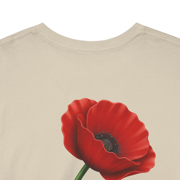 Poppy Single Bloom T-Shirt — Remembrance — alternate product image 8