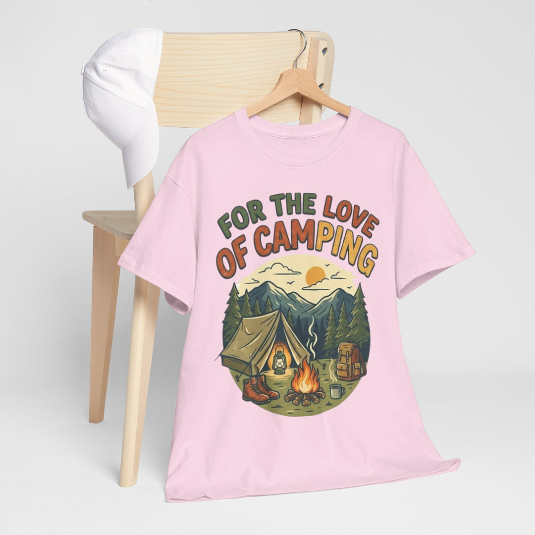 Retro Campfire Graphic T-Shirt - Vintage Style Camping Tee