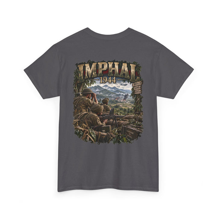 Imphal 1944 Battle Scene T‑Shirt — WWII Historical Combat Tee