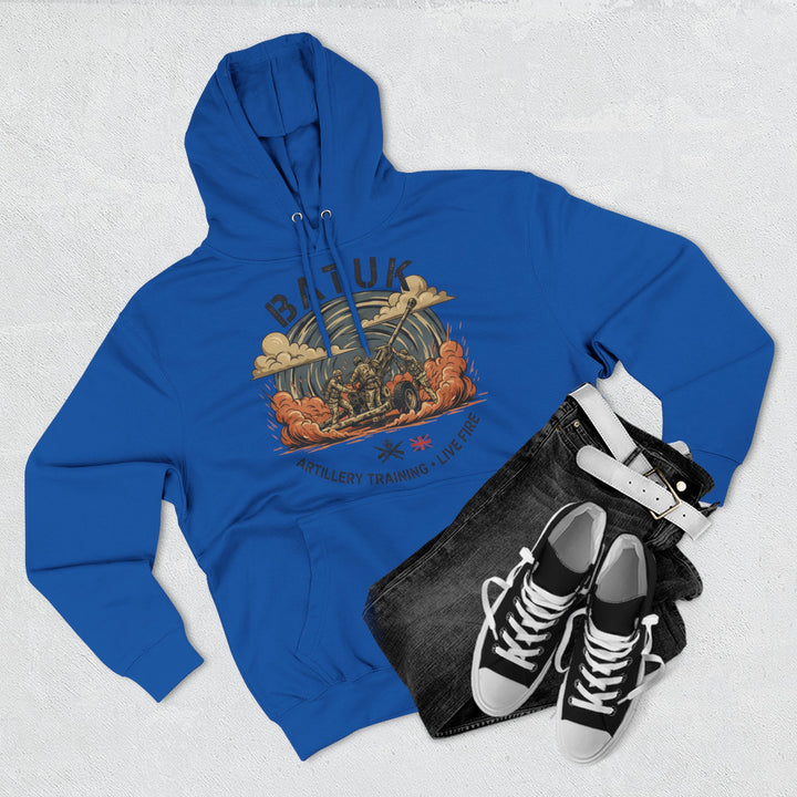 Military Artillery Graphic Hoodie — "BATUK" Live-Fire Training Design