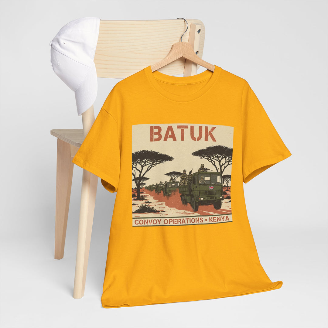BATUK Convoy Operations Tee — Kenya Vintage Military Travel Graphic T‑Shirt