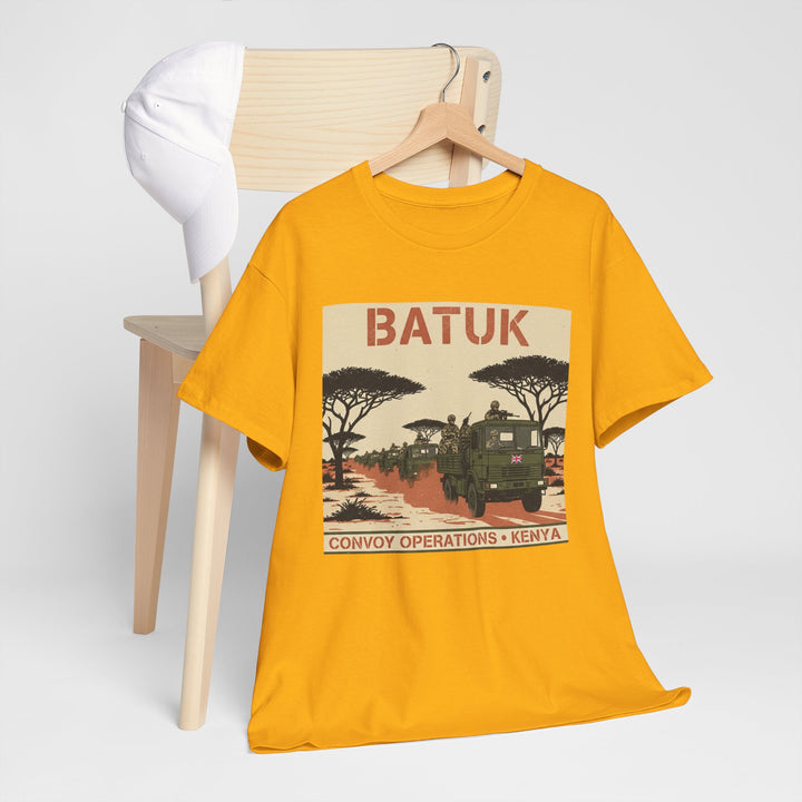 BATUK Convoy Operations Tee — Kenya Vintage Military Travel Graphic T‑Shirt