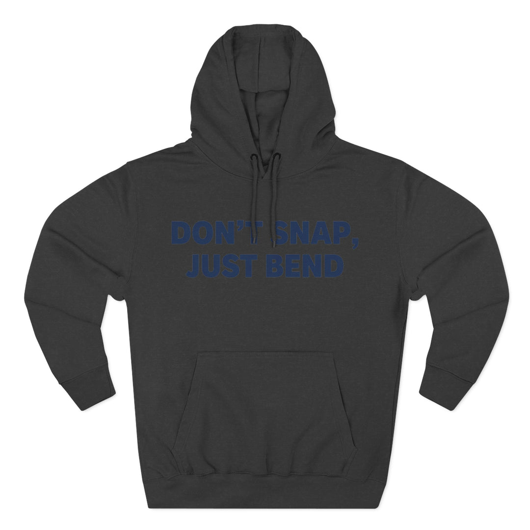 Gray hoodie by S&amp;W Gallus featuring the phrase "Don&