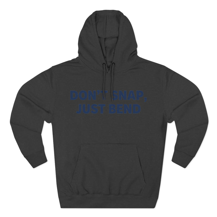 Gray hoodie by S&amp;W Gallus featuring the phrase "Don&