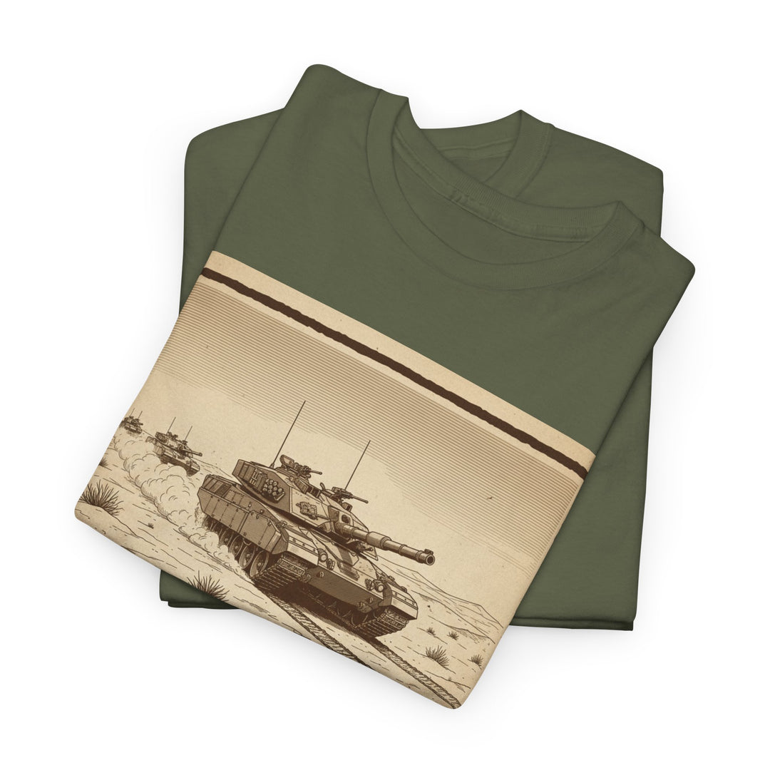 Challenger 2 Op Telic T-Shirt — Iraq 2003 Armoured Heritage Graphic