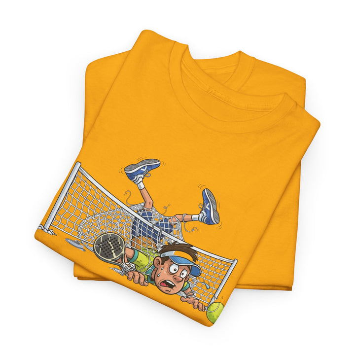 Padel Cartoon Goalie T-Shirt | Fun Padel Tee
