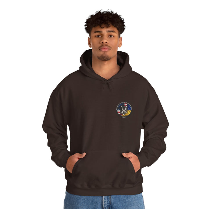 Ukraine Support Hoodie — RDCU US/UKRAINE Design