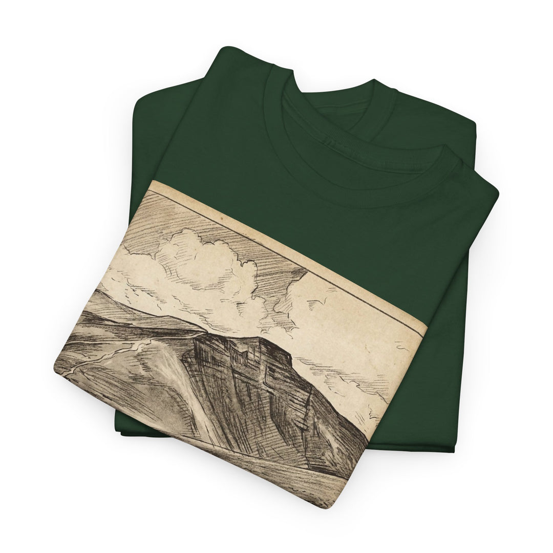 Pen y Fan Summit Coordinates T-Shirt — Vintage Mountain Peak Tee