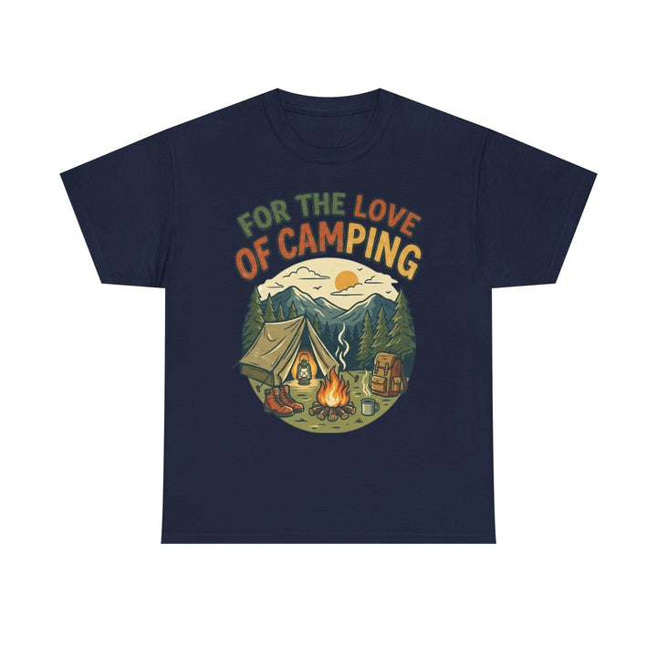 Retro Campfire Graphic T-Shirt - Vintage Style Camping Tee