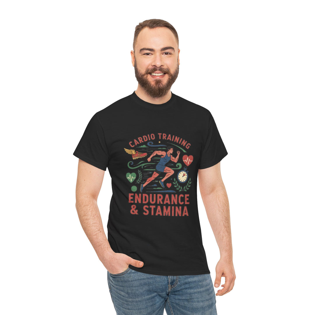 Cardio Training Tee - Fitness Running Workout Shirt