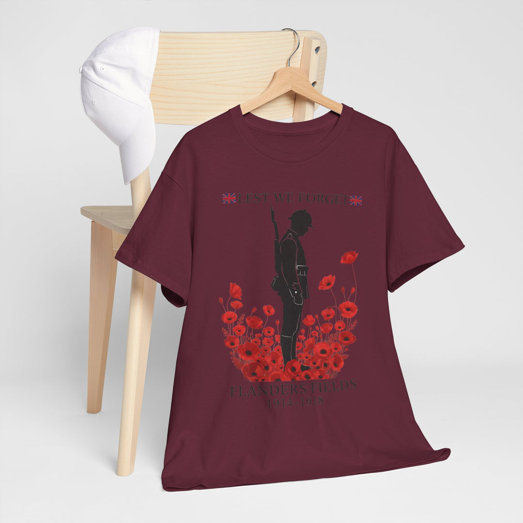 Flanders 1914–1918 T-Shirt — Great War Heritage Graphic