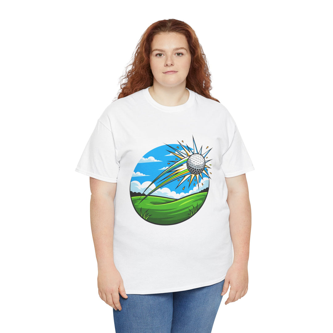 Sunrise Golf Graphic Tee – Scenic Golf Shirt
