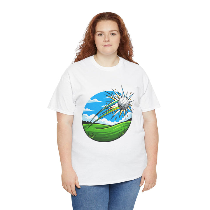 Sunrise Golf Graphic Tee – Scenic Golf Shirt