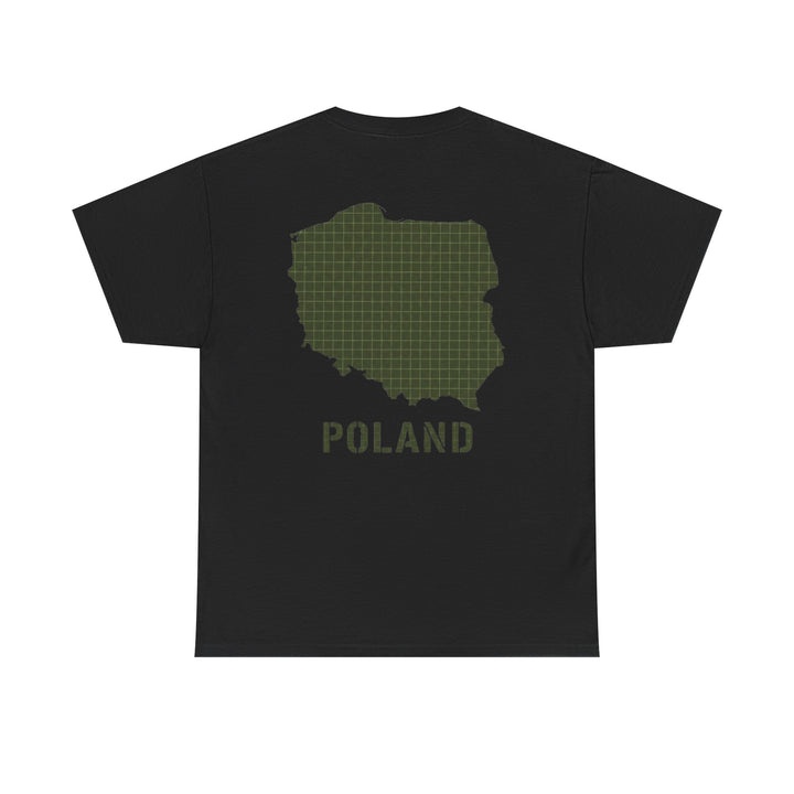 Poland Map T-Shirt — Gallus Logo Military-Style Polish Pride Tee