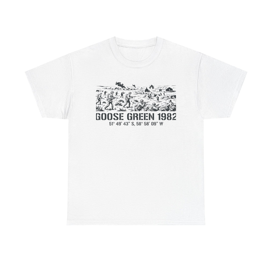 Goose Green 1982 T-Shirt - Falklands War Military Heritage Graphic