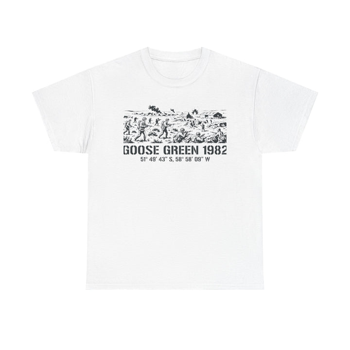 Goose Green 1982 T-Shirt - Falklands War Military Heritage Graphic