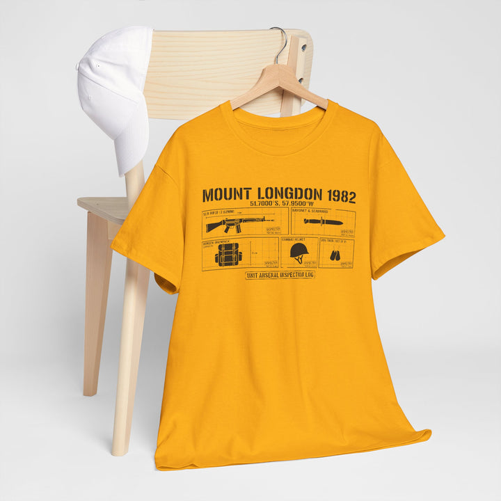 Mount Longdon 1982 T-Shirt — Falklands War Heritage Graphic