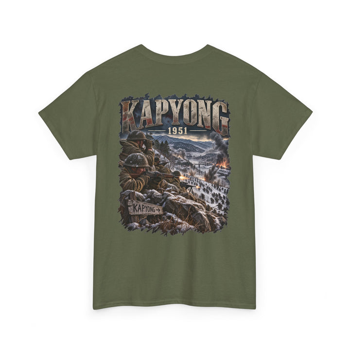 Kapyong 1951 Vintage Battle Scene Tee