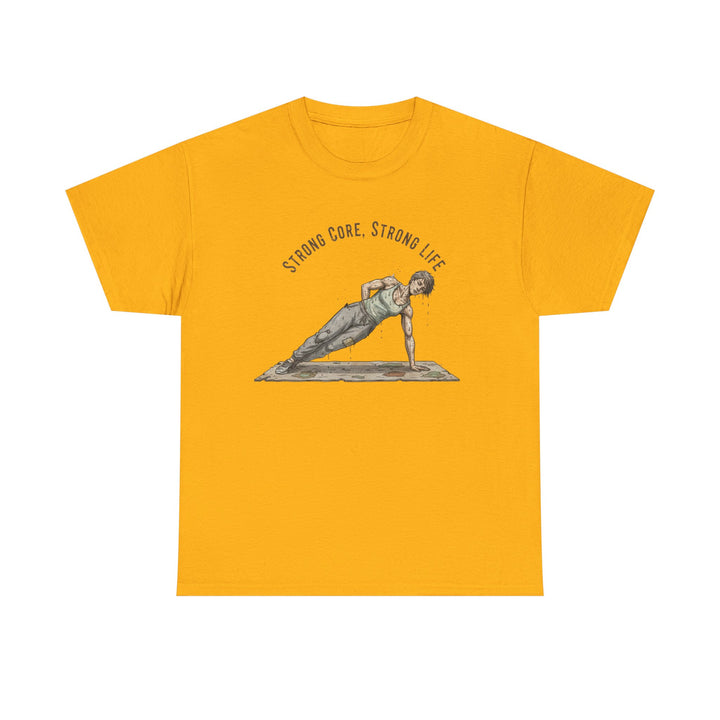 Pilates Fitness Plank Tee – soft, breathable cotton designed for Pilates and core workouts. Comfortable, flexible, and perfect for studio or home sessions.