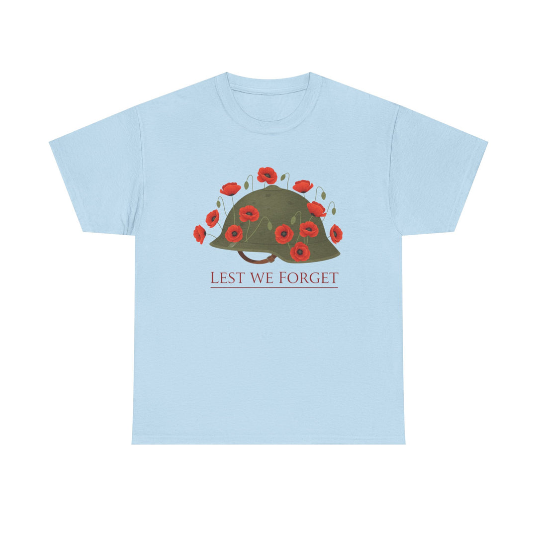 British Army Remembrance Shirt | Lest We Forget Poppy Helmet