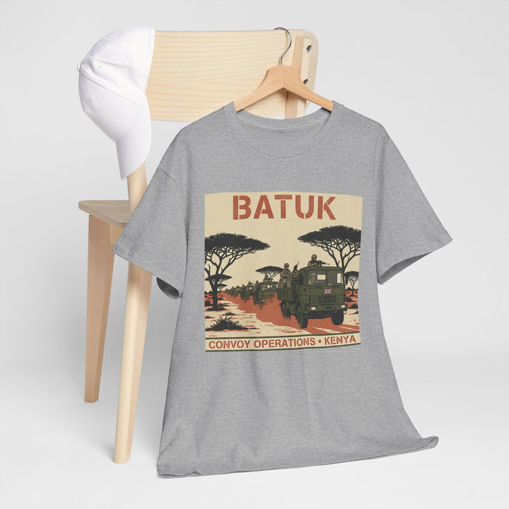 BATUK Convoy Operations Tee — Kenya Vintage Military Travel Graphic T‑Shirt
