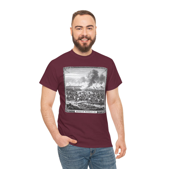 Battle of Waterloo Graphic Tee — Vintage Historical Print T-Shirt