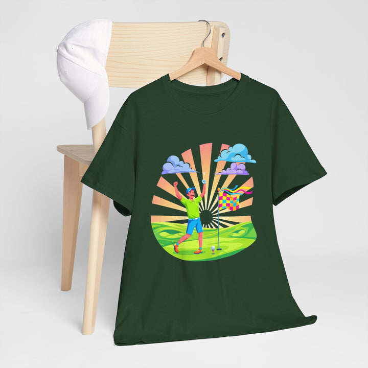 Golf Swing Silhouette Graphic Tee