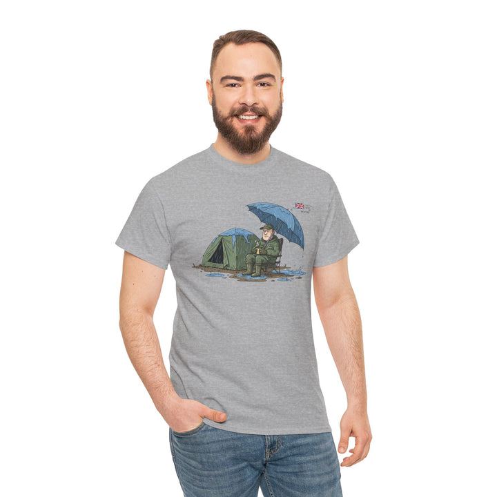 Retro Mountain Camper Graphic T-Shirt — Vintage Van Life Adventure Tee