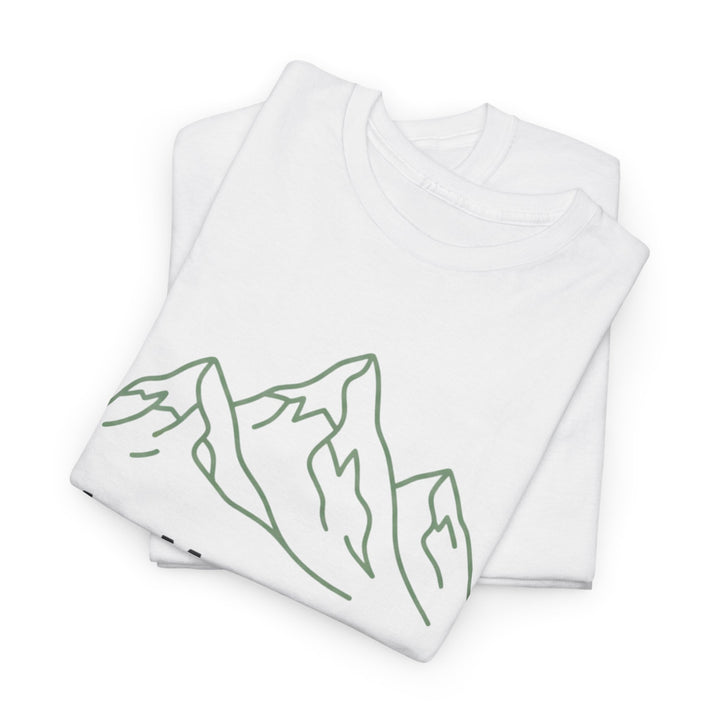 Retro Mountain Quote T-Shirt — Vintage Hiking &amp; Wild Camping Adventure Tee