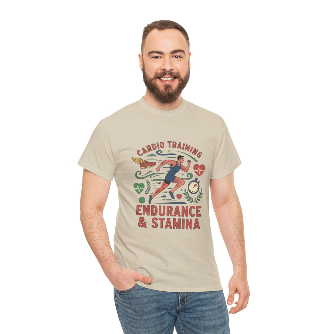 Cardio Training Tee - Fitness Running Workout Shirt