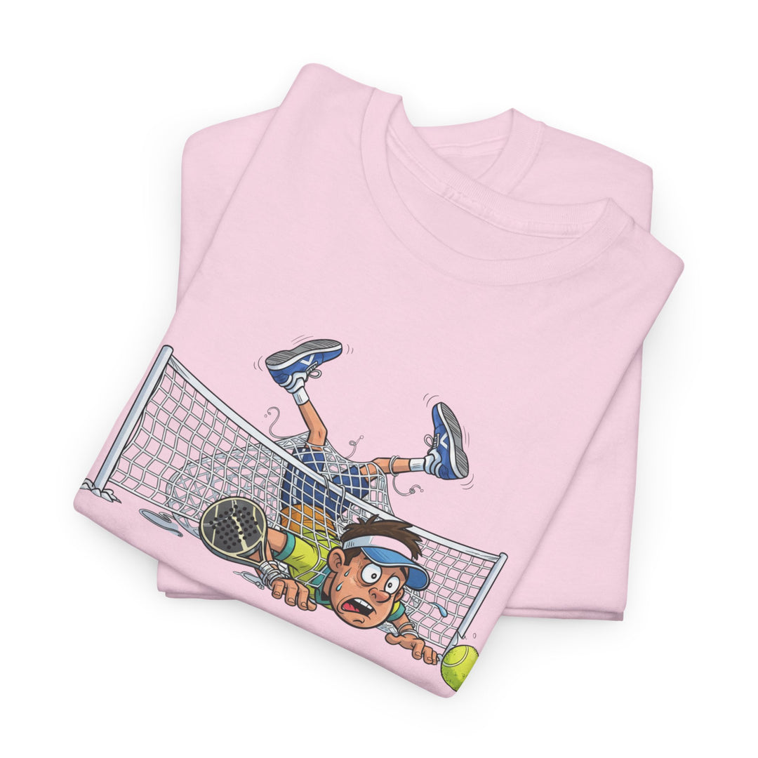 Padel Cartoon Goalie T-Shirt | Fun Padel Tee