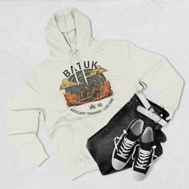 Military Artillery Graphic Hoodie — "BATUK" Live-Fire Training Design