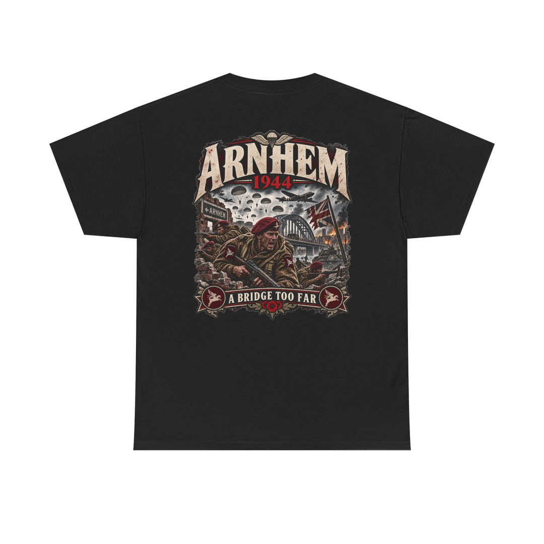 Arnhem 1944 Commemorative Tee — ‘A Bridge Too Far’ Military Tribute T-Shirt