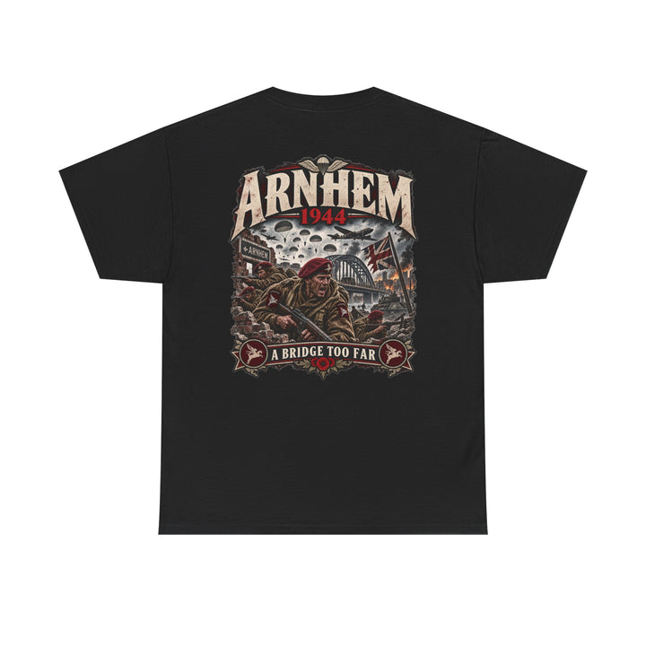 Arnhem 1944 Commemorative Tee — ‘A Bridge Too Far’ Military Tribute T-Shirt
