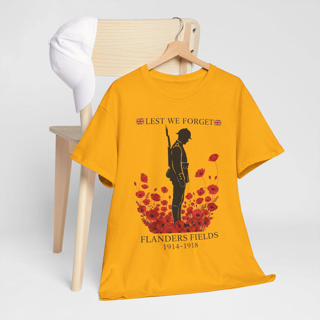 Flanders 1914–1918 T-Shirt — Great War Heritage Graphic