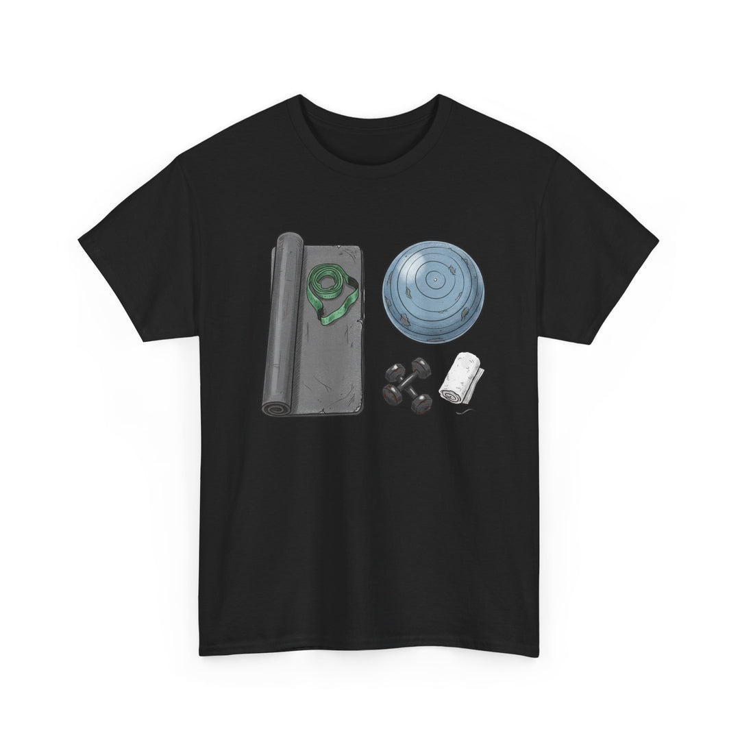 Pilates Kit Tee – soft, breathable cotton designed for Pilates workouts. Comfortable, flexible, and perfect for studio sessions, home practice, or casual wear.