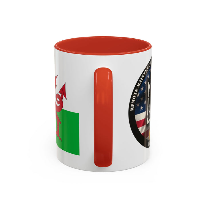 Wales Flag Accent Coffee Mug (11/15oz) – Red Welsh Dragon Tea &amp; Coffee Cup