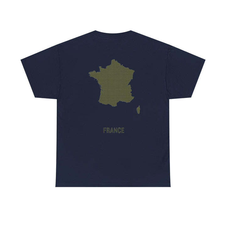 France Map Tee with "GALLUS" Chest Logo