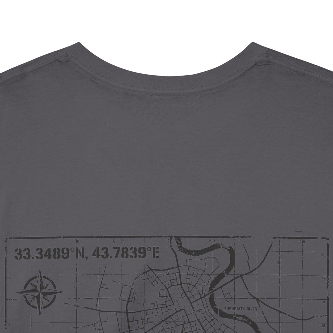 Fallujah 2004 Map T-Shirt — alternate product image 6