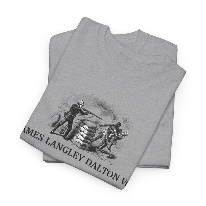 Dalton VC Rorke’s Drift Tribute T-Shirt honoring James Langley Dalton’s courage in 1879. A bold Anglo-Zulu War heritage design.