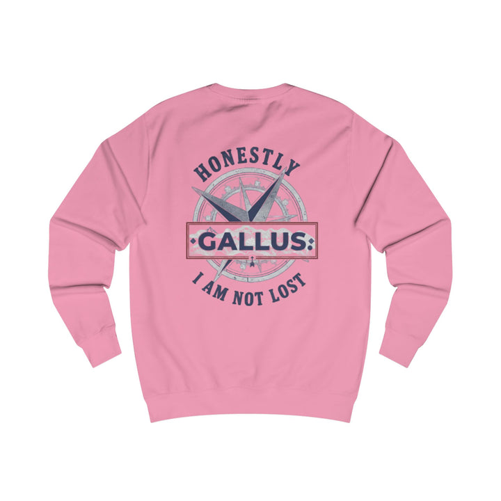 Honestly I Am Not Lost Crewneck Sweatshirt — Gallus Compass Graphic