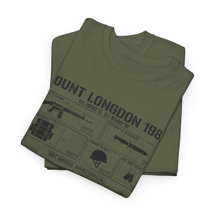 Mount Longdon 1982 T-Shirt — Falklands War Heritage Graphic