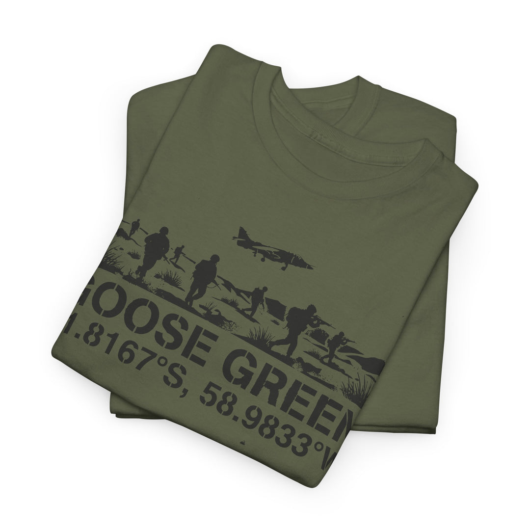 Goose Green 1982 T-Shirt — Falklands War Heritage Graphic
